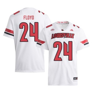 Men Anthony Floyd College Football #24 The Cards White Game Jersey 531257-571