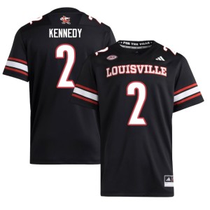 Men's #2 Player Demeco Kennedy College Football Black Cards Jersey 939146-678