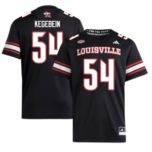Men's Cardiac Cards Black Drew Kegebein #54 College Football Game Jersey 885835-999