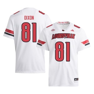 Mens College Football Jakob Dixon White #81 University Cards Jerseys 722991-489