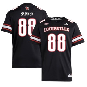Men Black College Football Jaleel Skinner University #88 Cardiac Cards Jerseys 161104-625