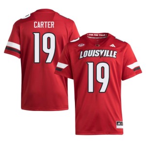 Men The Cards College Football #19 Red Micah Carter Game Jersey 939450-640