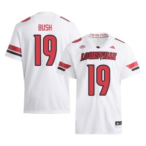 Men Michael Bush Cardinals White #19 2026 College Football Jerseys 334886-633