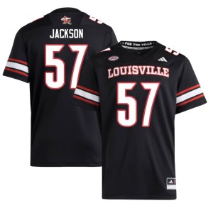 Men's Black #57 2026-27 Naeer Jackson Cardinal Nation College Football Jersey 308117-271