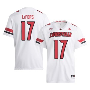 Mens 2026-27 Cardinals White #17 Stefan LeFors College Football Jersey 398037-674