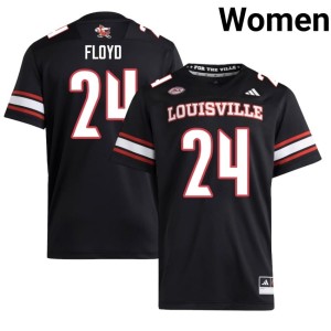 Women's Alumni College Football #24 Anthony Floyd Black Cardinals Jersey 228891-573