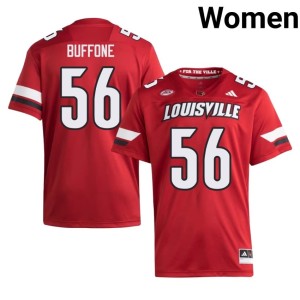 Women's Cardiac Cards Doug Buffone 2026 Red College Football #56 Jerseys 937587-850