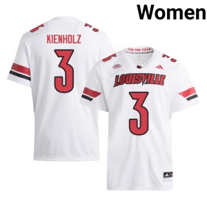 Women's College Football 2026-27 Lincoln Kienholz White Cardiac Cards #3 Jerseys 571572-139