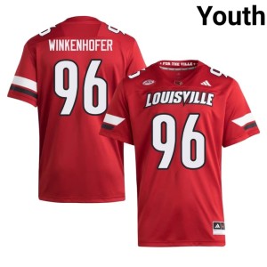 Youth Adam Winkenhofer 2026 Cards #96 Red College Football Jerseys 583282-549