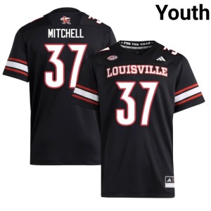 Youth Cardiac Cards Black College Football 2026-27 Anderson Mitchell #37 Jerseys 939004-139