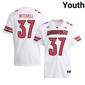 Youth Anderson Mitchell Cardinals #37 College Football White 2026 Jerseys 511204-373