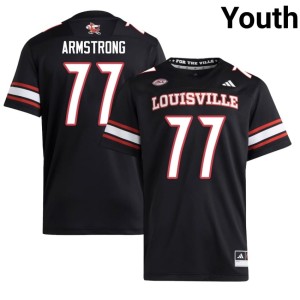 Youth Cards #77 College Football Black Limited Bruce Armstrong Jersey 733993-254