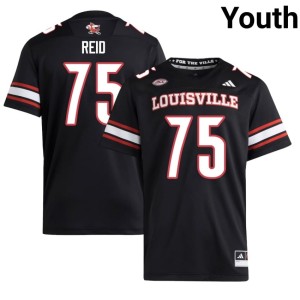 Youth Cameron Gorin #75 Limited Black College Football Louisville Jerseys 807010-944