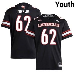 Youth College Football #62 Chris Jones Jr. Black Cardiac Cards Stitched Jerseys 104255-402
