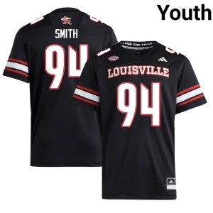 Youth College Football Replica Cardinals Dillon Smith #94 Black Jersey 945839-838