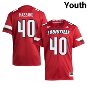Youth College Football Limited Cardinal Nation Eric Hazzard Red #40 Jerseys 650443-732