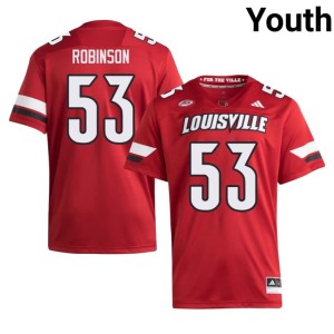 Youth U of L Cardinals Player College Football Lance Robinson Red #53 Jerseys 183547-527