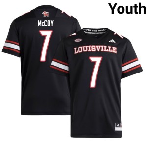 Youth Lawayne McCoy Limited #7 Card Nation College Football Black Jersey 216918-171
