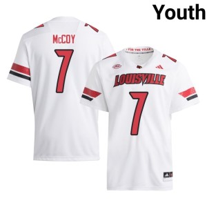 Youth Replica White Lawayne McCoy Cardinal Nation College Football #7 Jerseys 241303-640