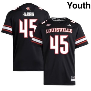 Youth Marlon Harbin College Football Alumni Black #45 Cards Jersey 767099-723