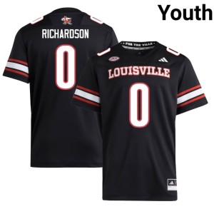 Youth Tre Richardson 2026-27 Card Nation College Football #0 Black Jersey 417382-734