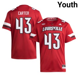 Youth Card Nation #43 College Football Red 2026-27 Trent Carter Jersey 663809-912