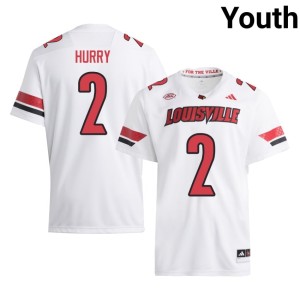 Youth College Football Card Nation #2 2026 White TreyShun Hurry Jerseys 474664-938
