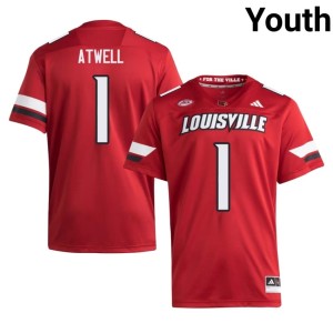 Youth NCAA #1 Cards College Football Red Tutu Atwell Jersey 526615-572